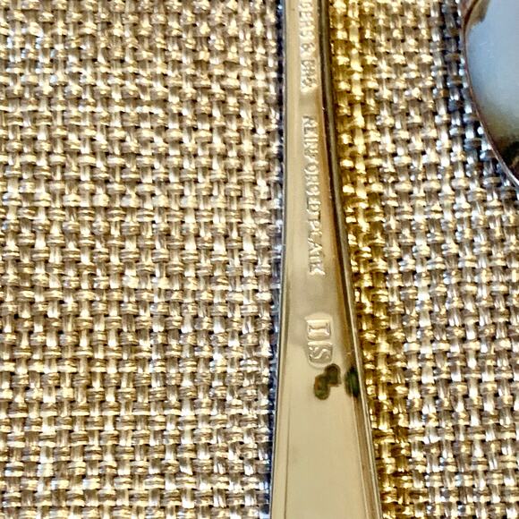 7 Rogers & Bros Reinforced Plate DAYBREAK ELEGANT LADY Teaspoons 6 1/8" - Picture 8 of 11